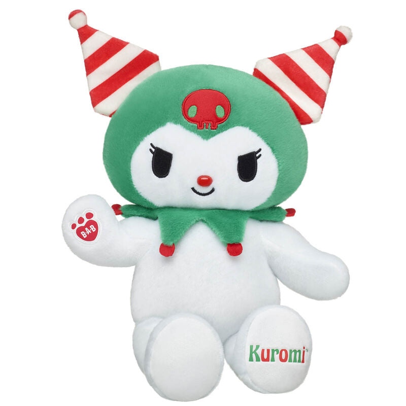 Sanrio® Hello Kitty® and Friends Candy Cane Kuromi™ Christmas Plush - Build-A-Bear Workshop Australia