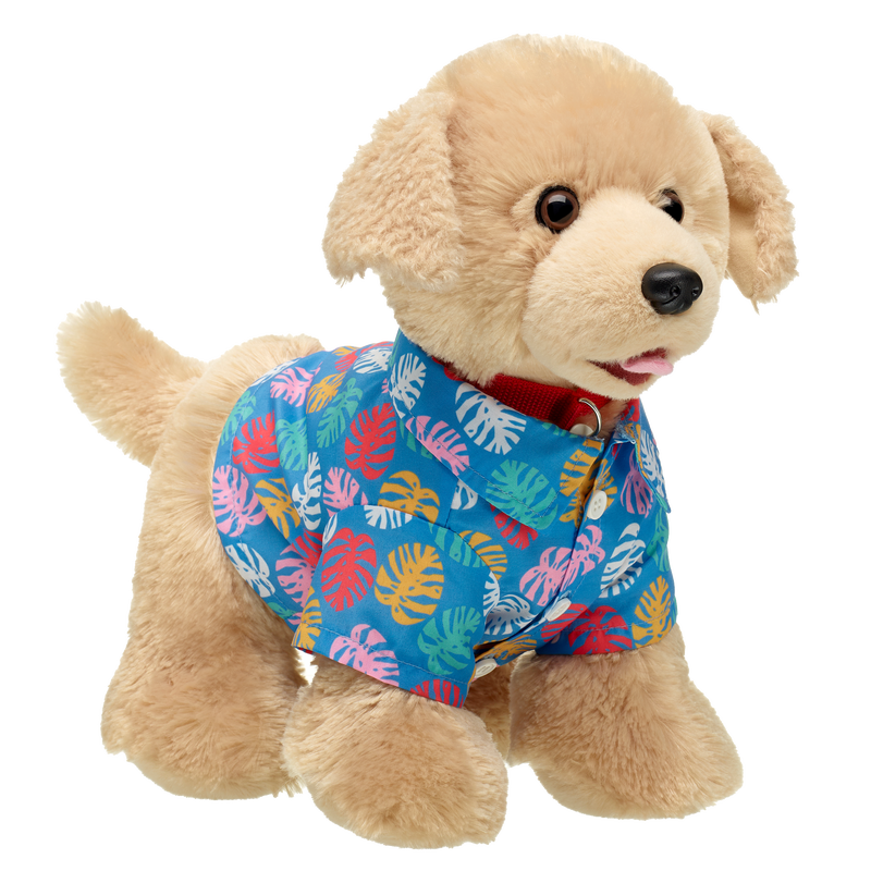 4-leg Colourful Tropical Leaf Shirt