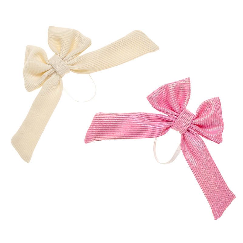 Pink & Cream Bow Set