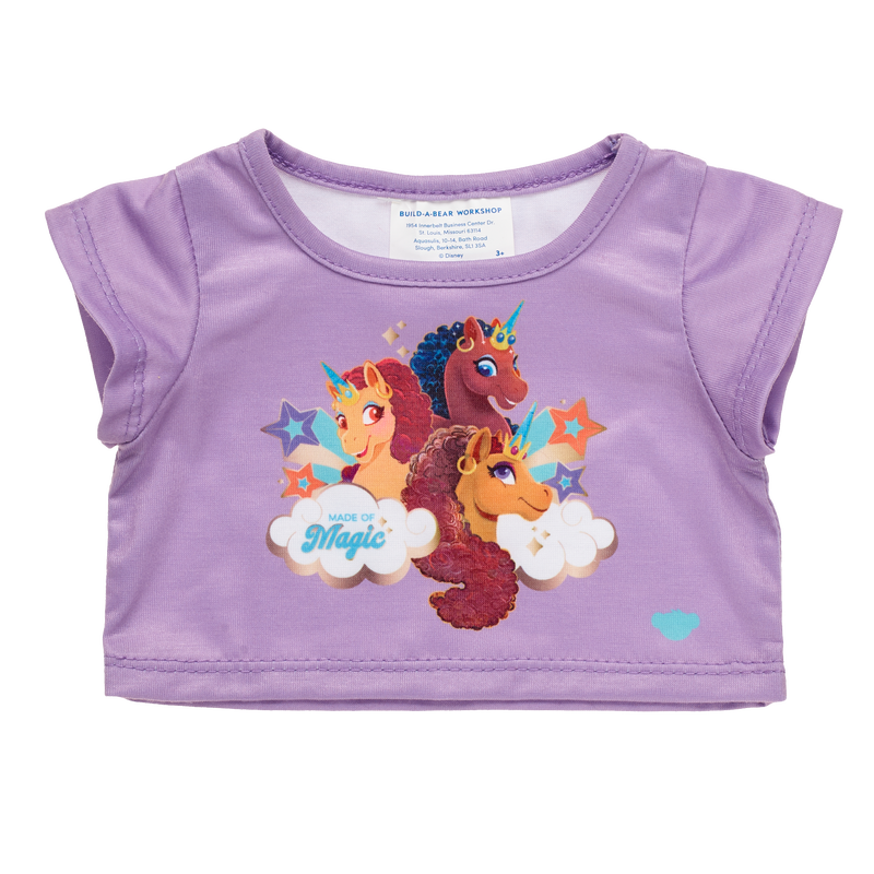 Afro Unicorn Tee - Build-A-Bear Workshop Australia