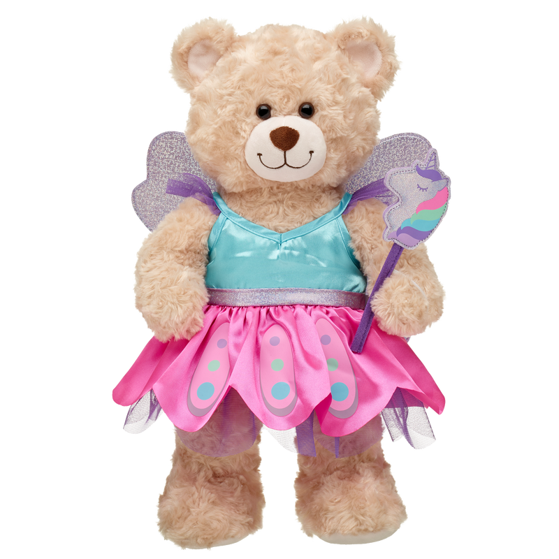 Fairy Dress with Wings and Unicorn Wand