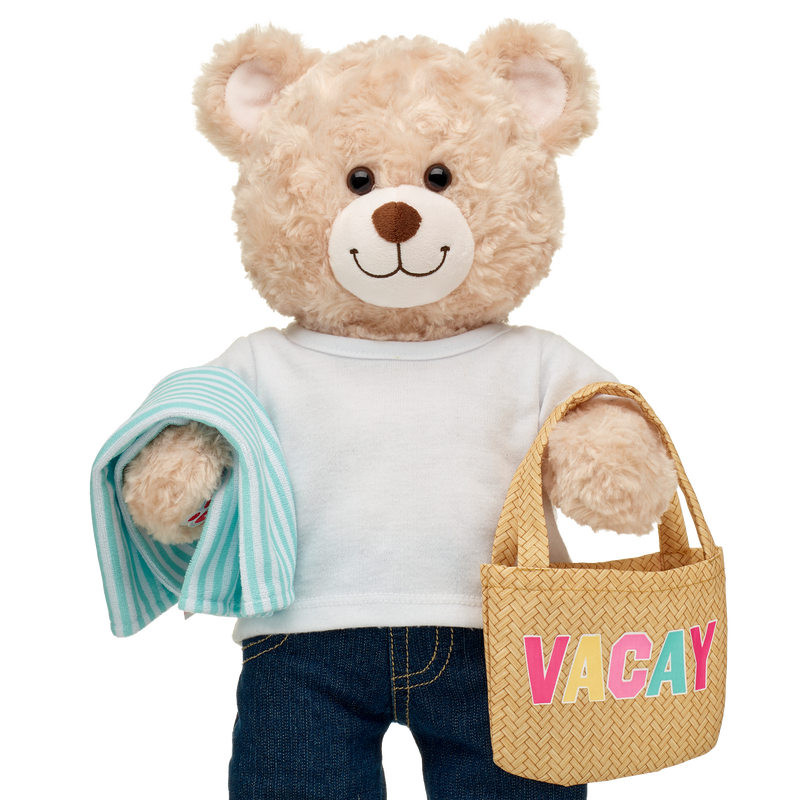 Woven Vacay Tote and Towel Set