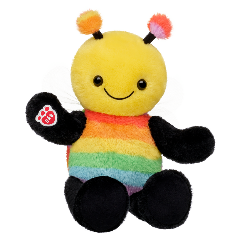 Rainbow Bee Stuffed Animal