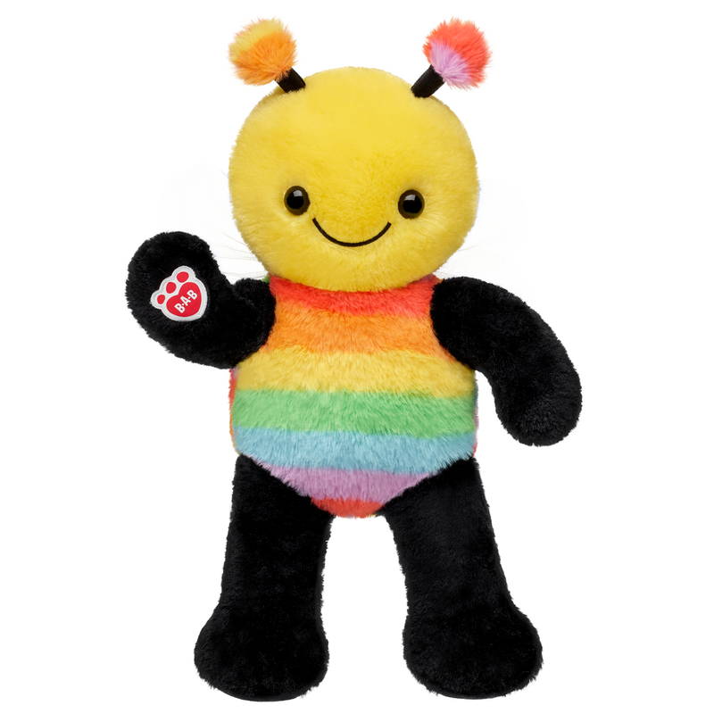 Rainbow Bee Stuffed Animal
