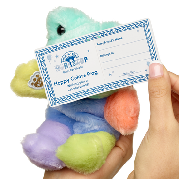 Build-A-Bear 迷你豆拼色青蛙