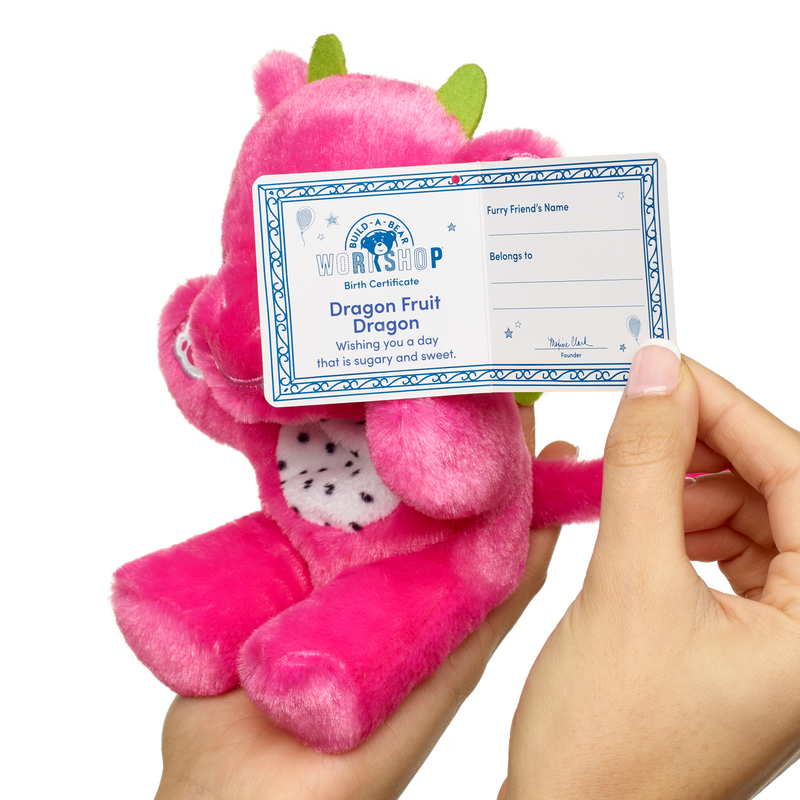 Build-A-Bear Mini Beans® Dragon Fruit Dragon Plush