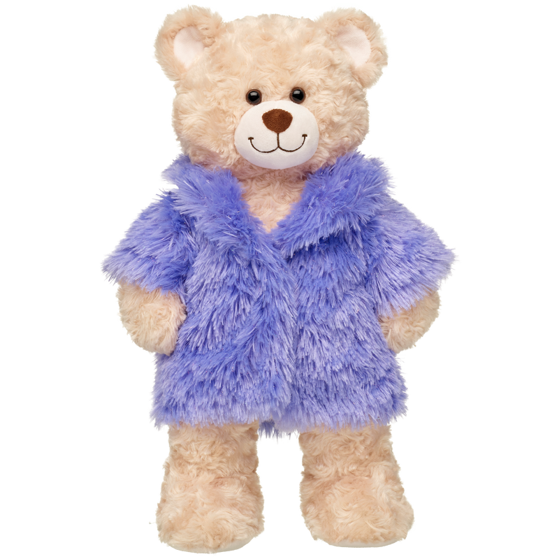 Purple Faux Fur Jacket
