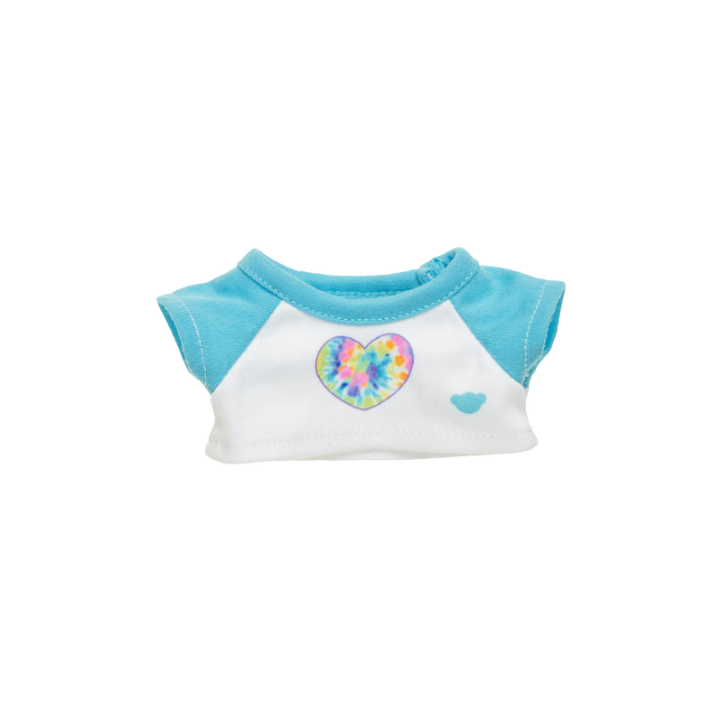 Build-A-Bear Mini Beans® Tie-Dye Heart T-Shirt