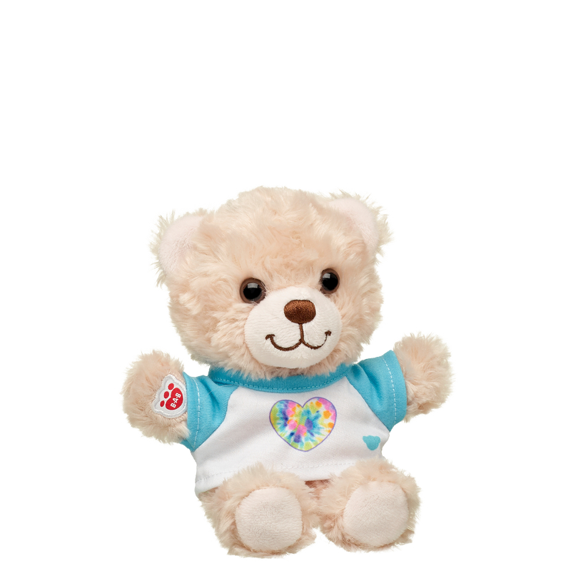 Build-A-Bear Mini Beans® Tie-Dye Heart T-Shirt