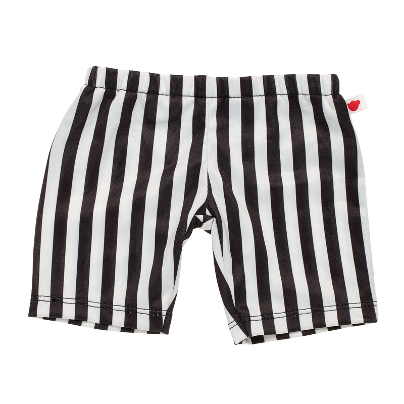 Black and White Striped Leggings