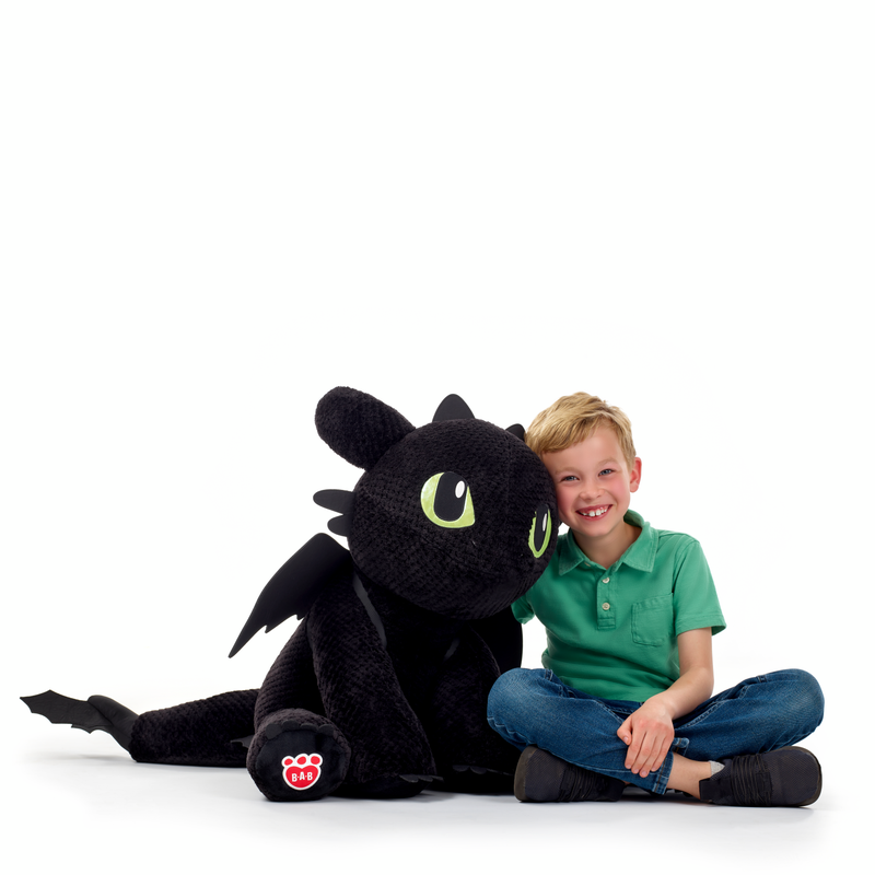 How to Train Your Dragon Giant Toothless Plush Build-A-Bear