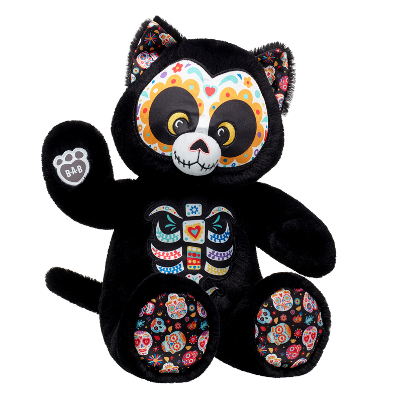 Día de los Muertos Cat Stuffed Animal