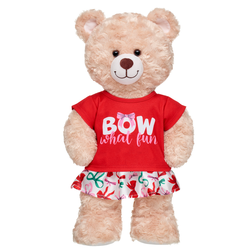 Bow What Fun Skirt and T-Shirt Outfit