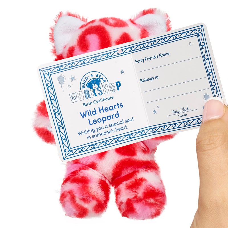 Build-A-Bear Mini Beans® Wild Hearts Leopard Stuffed Animal