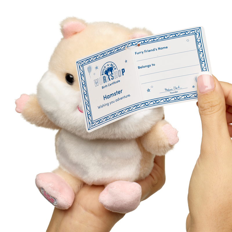 Build-A-Bear Mini Beans Hamster Stuffed Animal