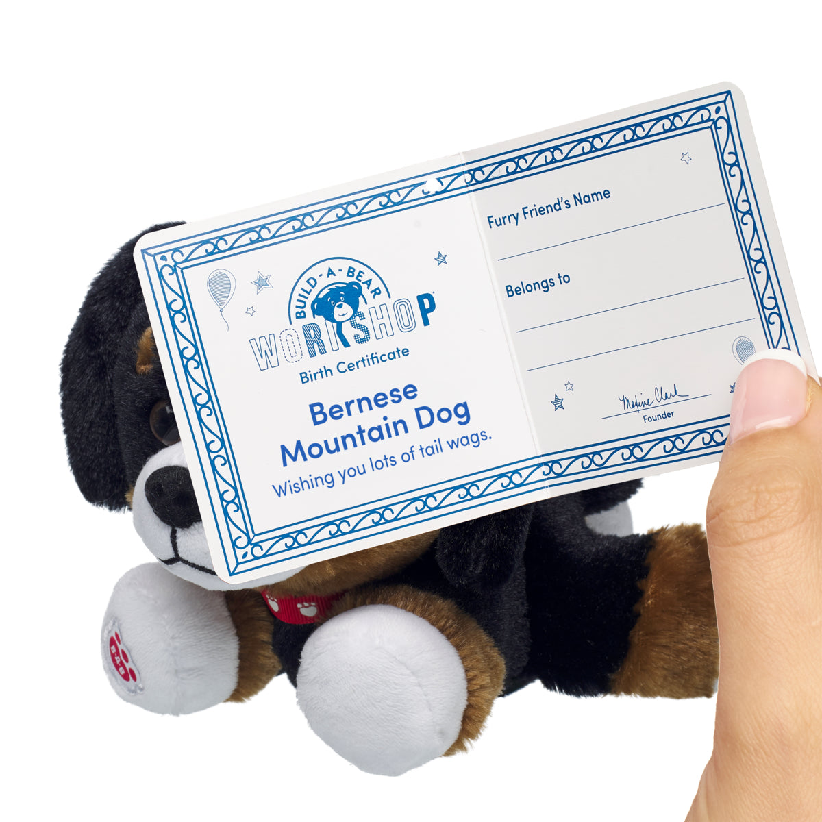 Build-A-Bear Mini Beans® Promise Pets™ Bernese Mountain Dog Stuffed Animal
