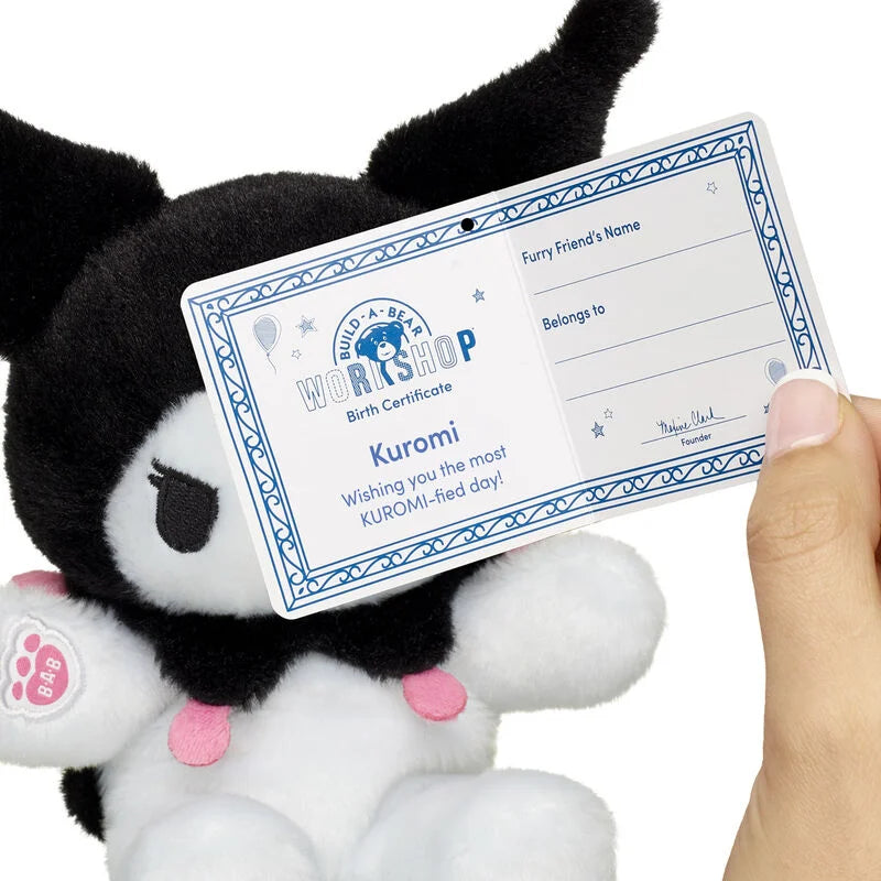Build-A-Bear Mini Beans® Sanrio® Hello Kitty® 和 Friends Kuromi™ 毛绒玩具