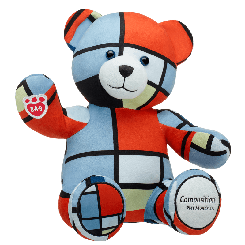 Mondrian Composition Bear - The Met - Build-A-Bear Workshop Australia