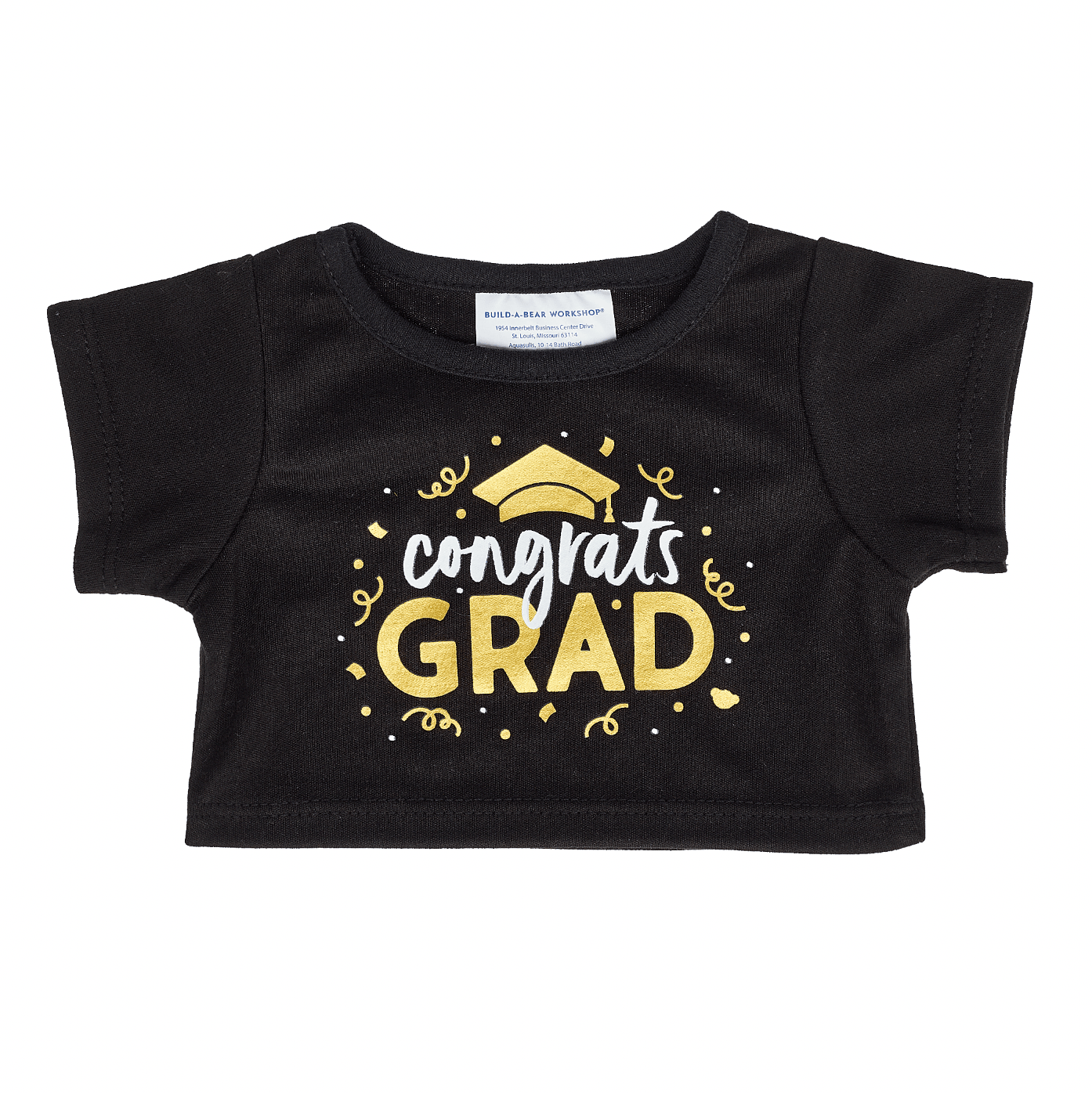 Black Gold Congrats Tee Build-A-Bear Workshop Australia