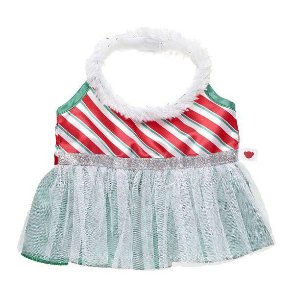 Faux Fur Holiday Dress - Build-A-Bear Workshop Australia