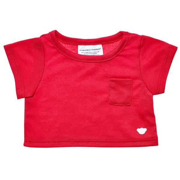 Red Pocket T-Shirt - Build-A-Bear Workshop Australia