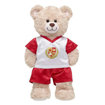 Red & White Soccer Uniform - Build-A-Bear Workshop Australia