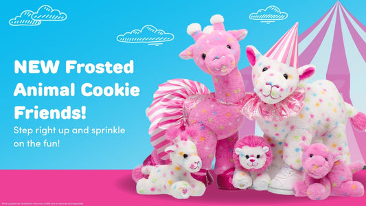 Sprinkle on the Fun with Frosted Animal Cookies! 🩷 🤍