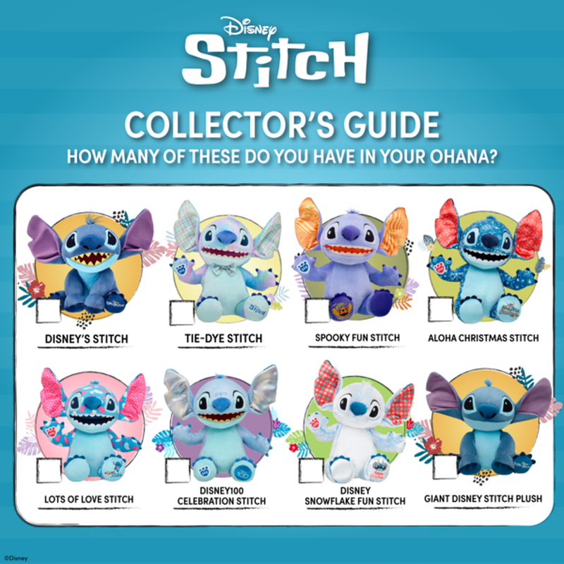 Giant Disney Stitch Plush - Build-A-Bear Workshop Australia