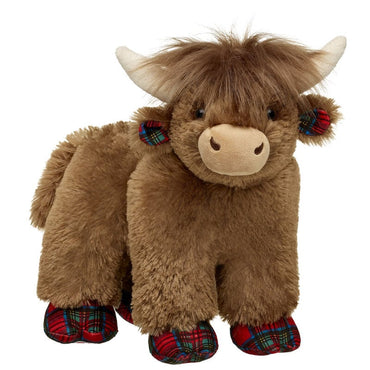 Tartan Highland Cow Stuffed Animal