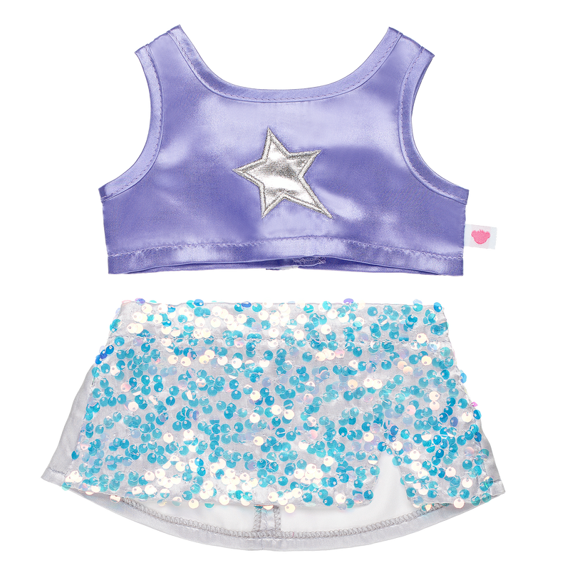 Honey Girls Sequin Skirt Set