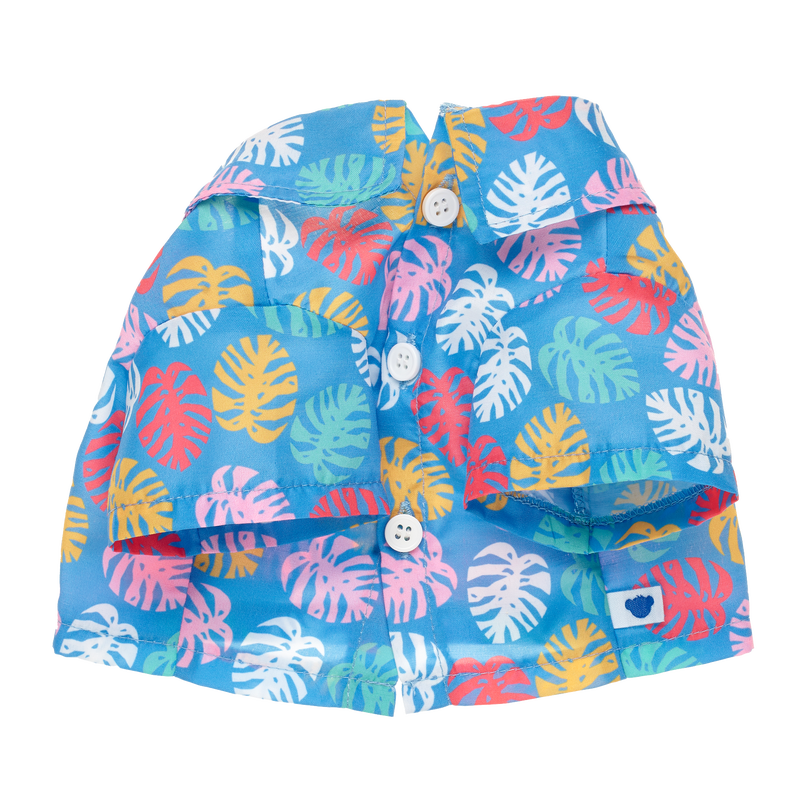 4-leg Colourful Tropical Leaf Shirt