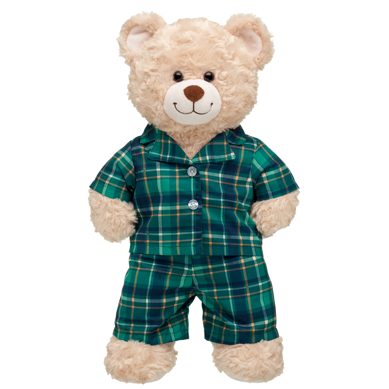 Green Plaid PJ Set