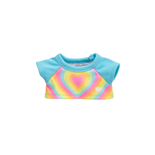 Mini Beans Rainbow Heart Tee