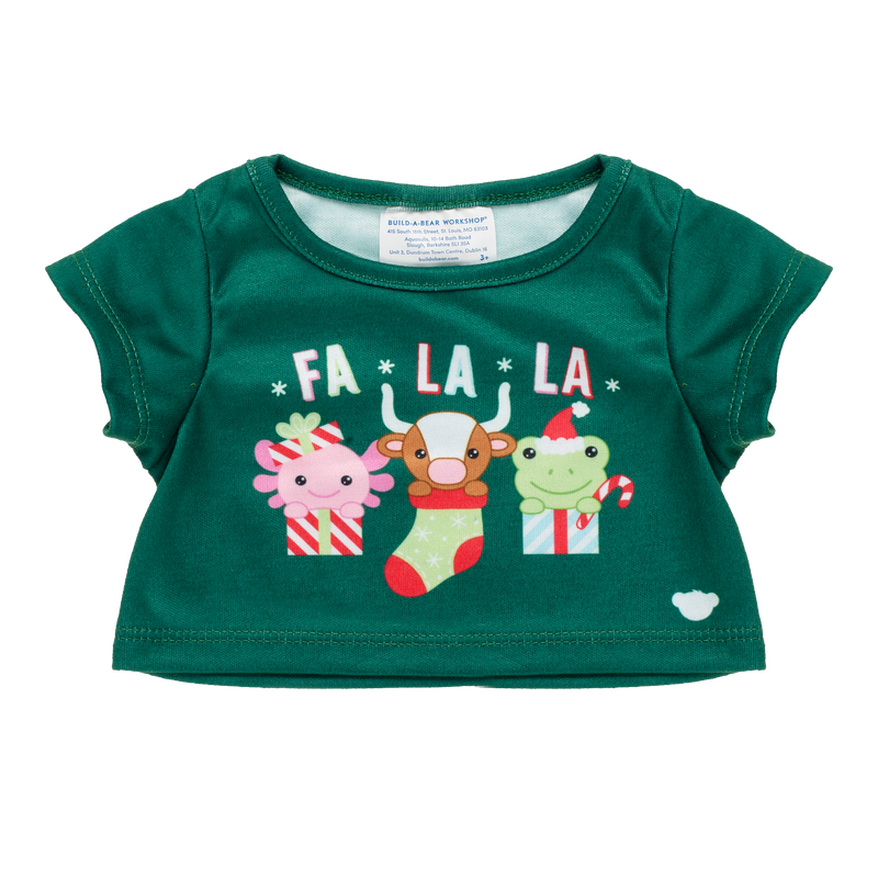 Fa La La Christmas Shirt - Build-A-Bear Workshop Australia