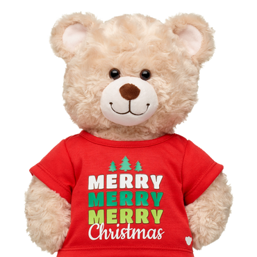 Merry Merry Merry Christmas Tee - Build-A-Bear Workshop Australia