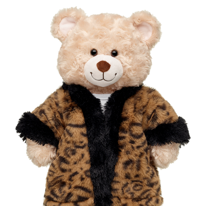 Faux Leopard Fur Coat - Build-A-Bear Workshop Australia