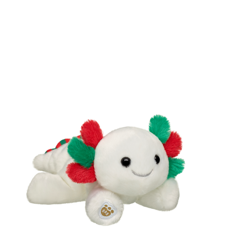 Build-A-Bear Mini Beans Festive Fun Axolotl Stuffed Animal - Limited Edition - Build-A-Bear Workshop Australia