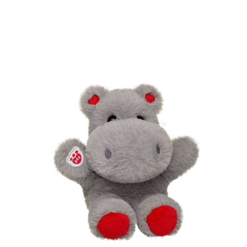 Build-A-Bear Mini Beans Heart Hippo - Build-A-Bear Workshop Australia