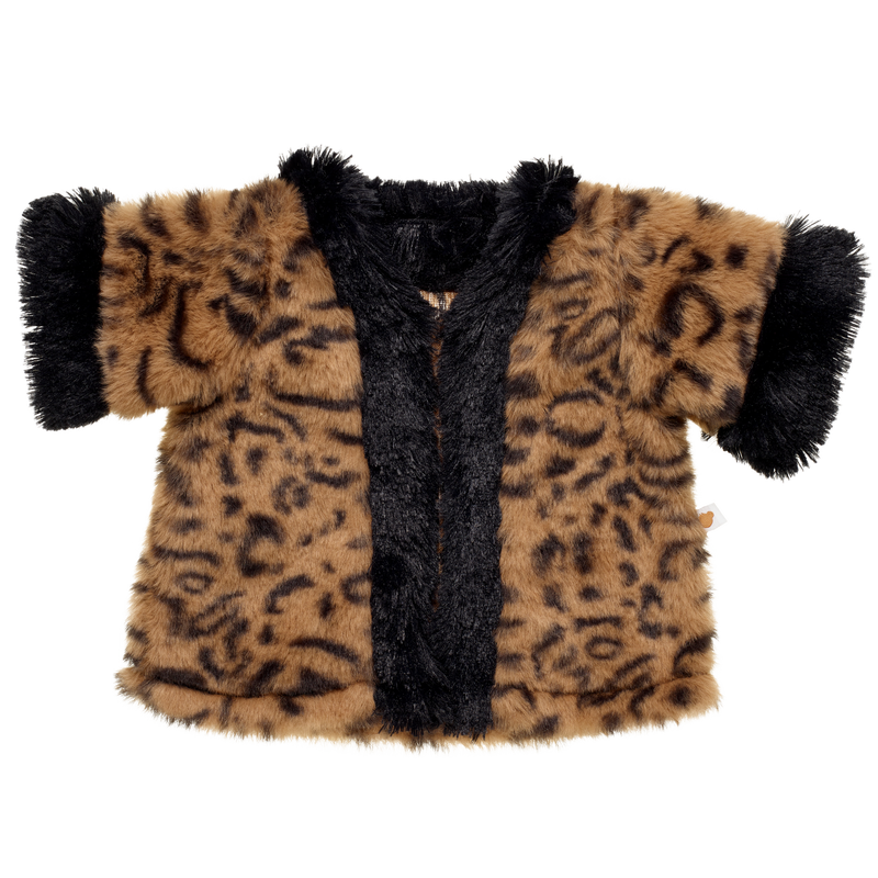 Faux Leopard Fur Coat - Build-A-Bear Workshop Australia