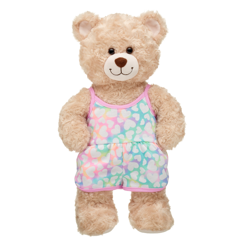 Tie-Dye Hearts Romper