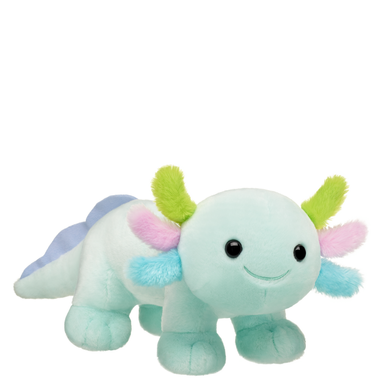 Colour Block Axolotl Stuffed Animal