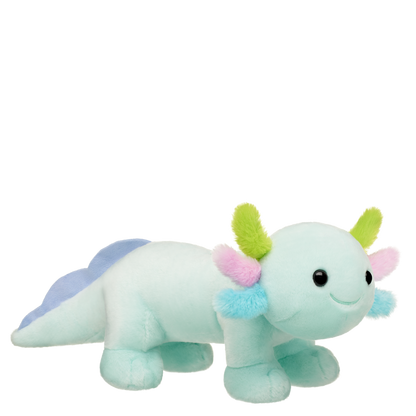 Colour Block Axolotl Stuffed Animal