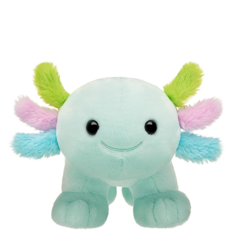 Colour Block Axolotl Stuffed Animal