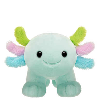 Colour Block Axolotl Stuffed Animal