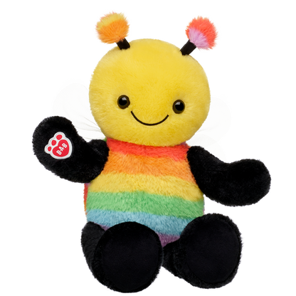 Rainbow Bee Stuffed Animal