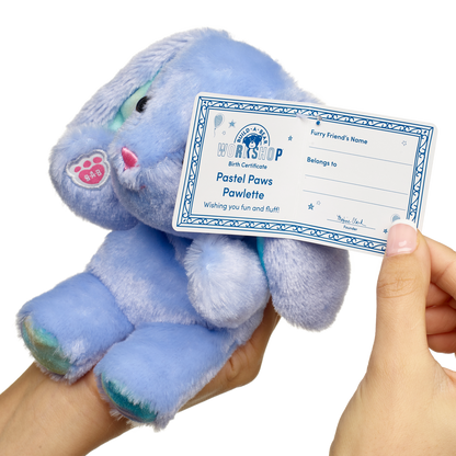 Build-A-Bear Mini Beans Lavender Pawlette