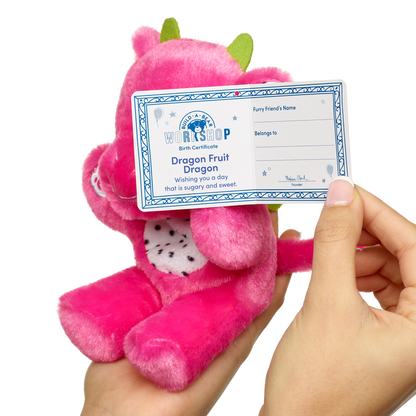 Build-A-Bear Mini Beans® Dragon Fruit Dragon Plush