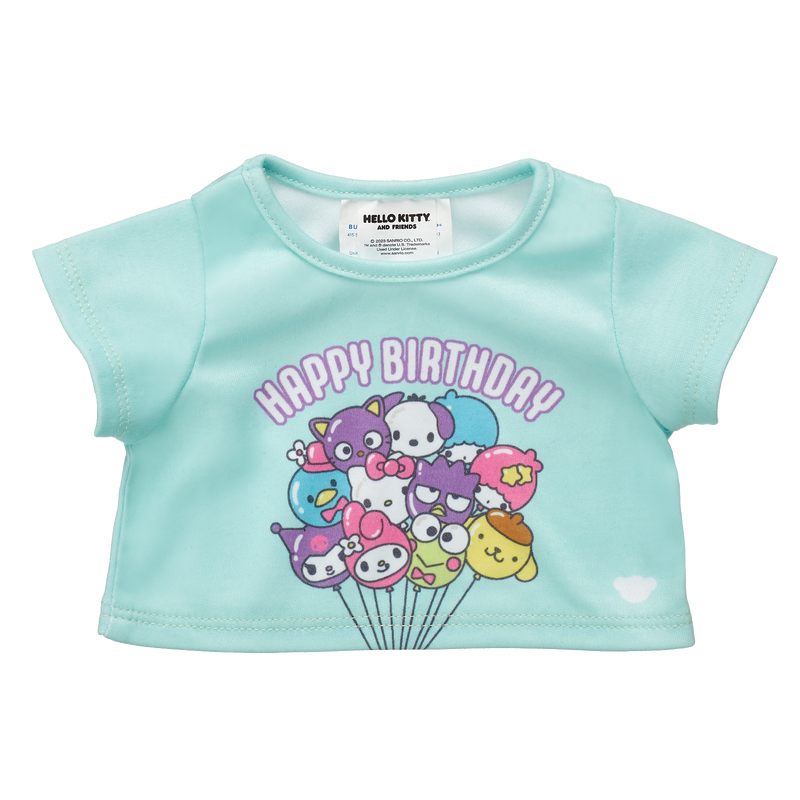 Sanrio Happy Birthday T-Shirt - Build-A-Bear Workshop Australia