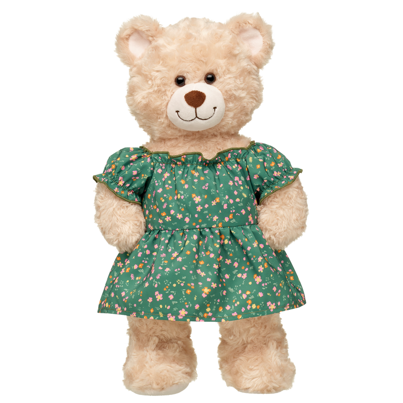 Ditsy Green Floral Dress