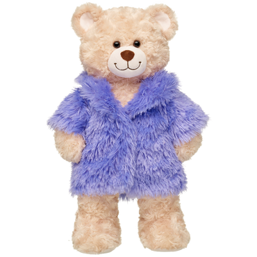 Purple Faux Fur Jacket